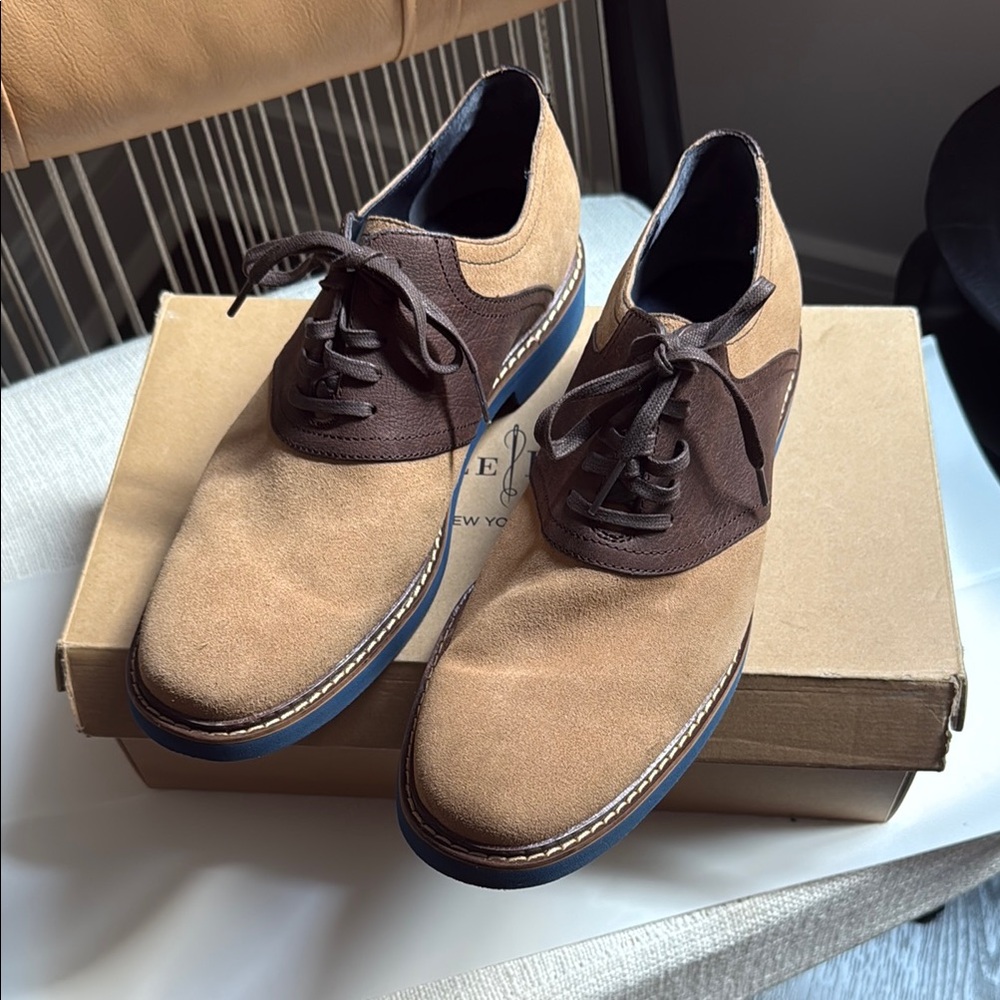 Cole Haan Men's Tan and Brown Leather Shoes